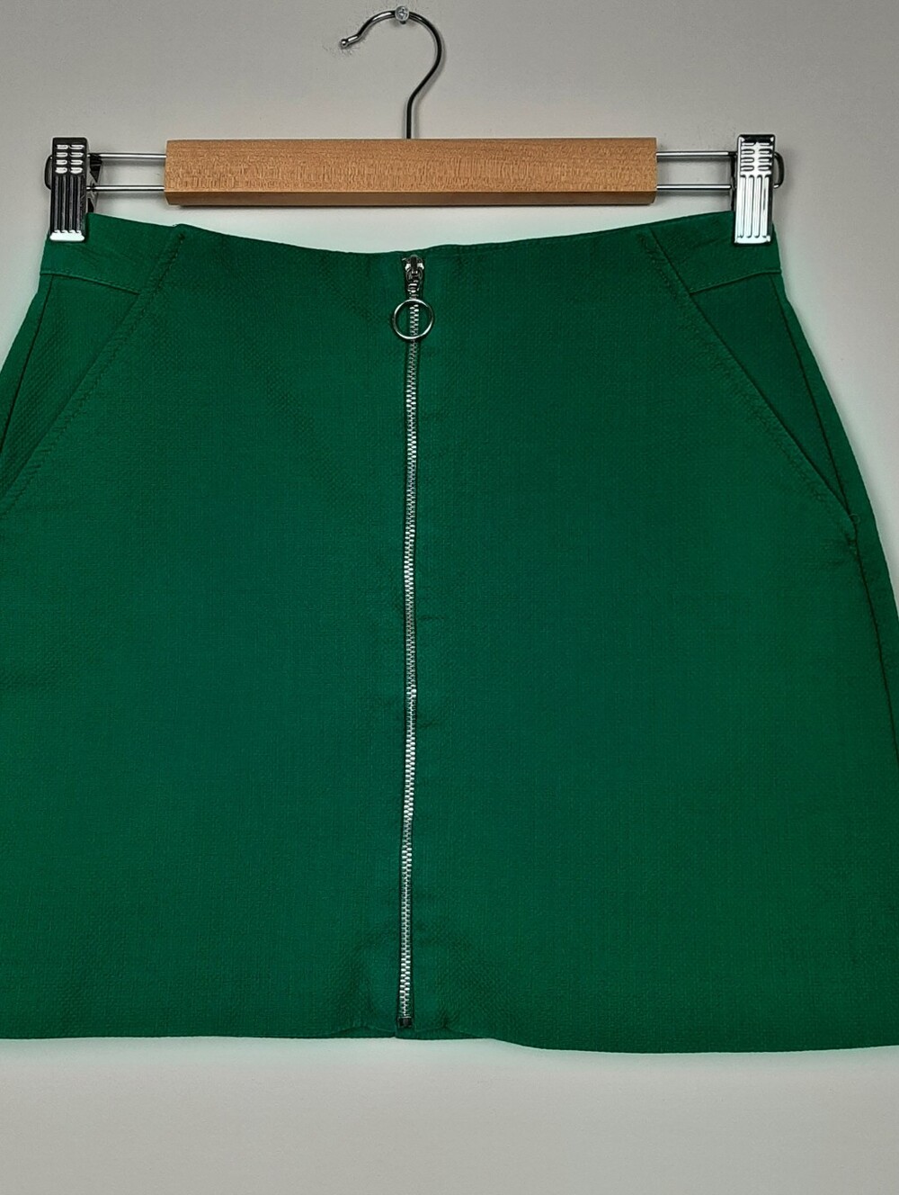 Zara Kelly Green Mini Skirt Small